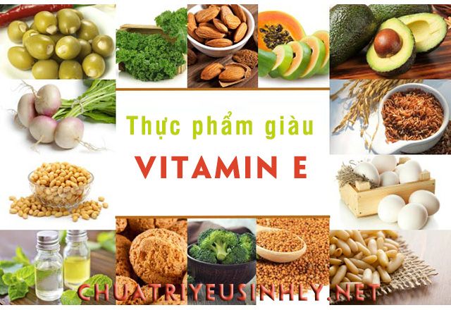 Thực phẩm chứa vitamin E rất tốt cho sức khỏe sinh sản của nam giới