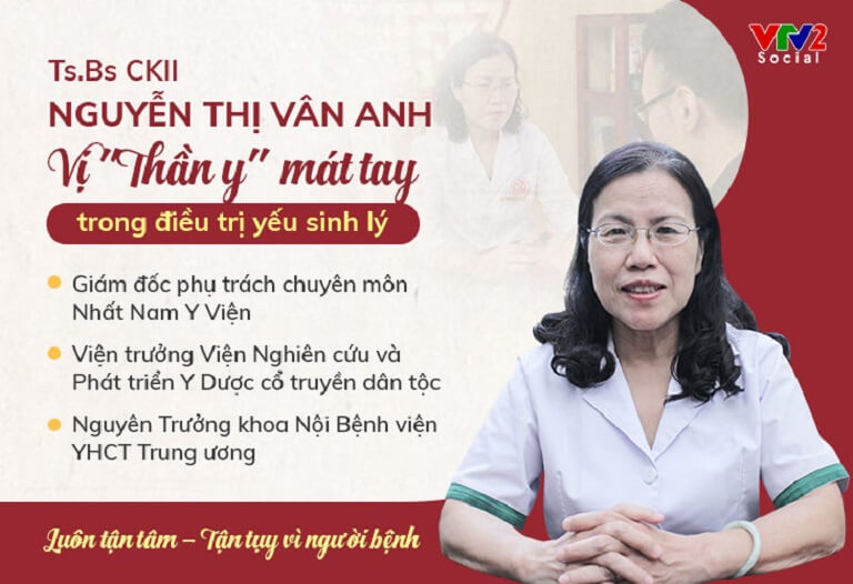 TS.BS Nguyễn Thị Vân Anh có nhiều năm kinh nghiệm trong điều trị bệnh nam khoa